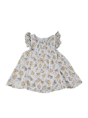 Joie Toddler Dress 5T Floral Tiered Pintuck Cottagecore Lined Ruffle Lace Cotton